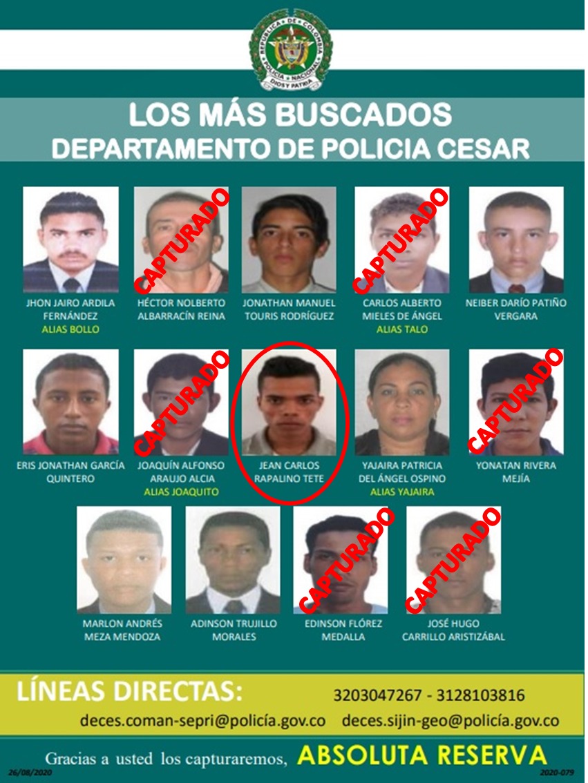 https://www.notasrosas.com/En Aguachica, capturado ‘Tete’, del Cartel de Los Más Buscados en el Cesar