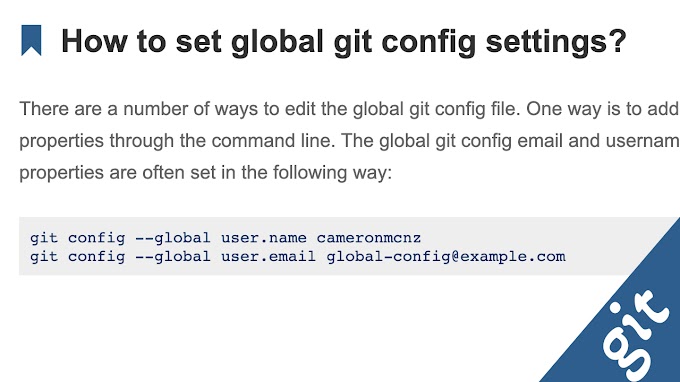 How to set important Git config global properties