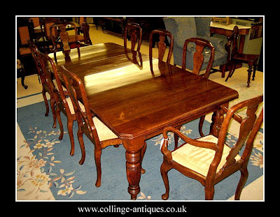 antique dining table