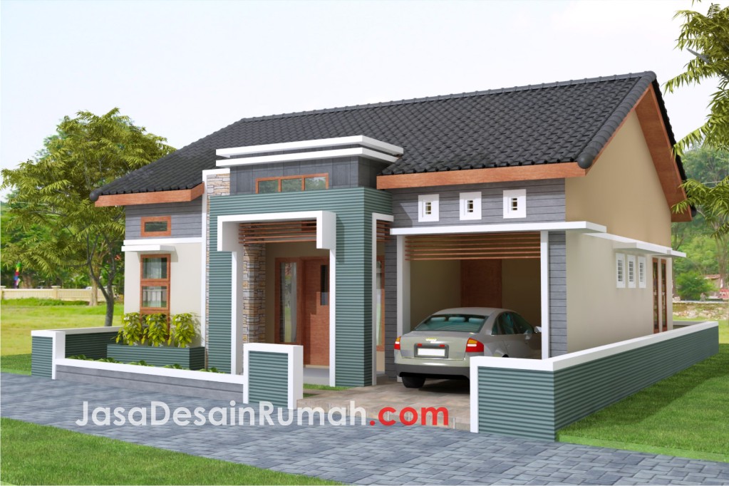 SketsaRumahMinimalisDot Rumah Minimalis Ukuran 6x11