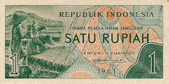 1 Rupiah 1961 (Soekarno I)