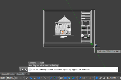 Hasil Akhir Cara Print Menggunakan PLOT AutoCAD 