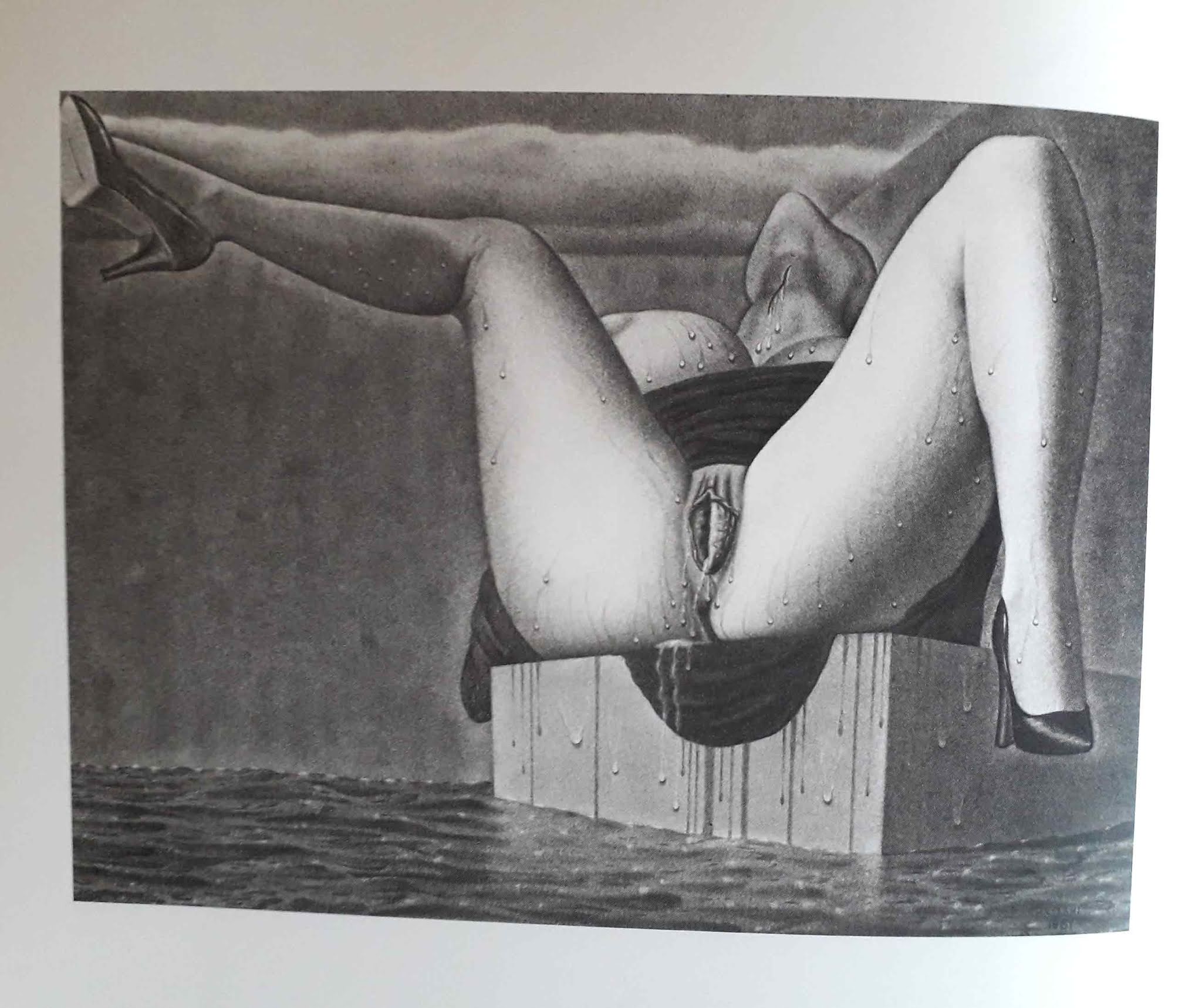 femme aux jambes écartées dessinée par Yoshifumi Hayashi