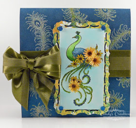 #HeartfeltCreations #PeacockPaisley #Daisy #HandmadeCards #MayArts #WowEmossing