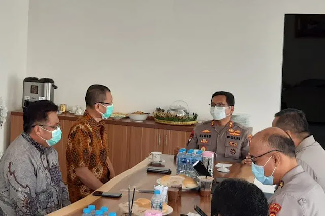 Kapolda Kalimantan Barat Irjen Pol Dr. R. Sigid Tri Hardjanto temui Rektor Universitas Tanjungpura