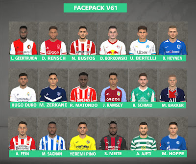 PES 2017 Facepack v61 by FR Facemaker