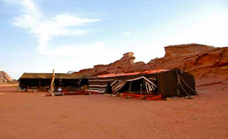 Bedouin Tent Wadi Rum Judean Desert Jordan