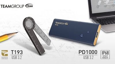 TEAMGROUP Unveils T193 Flash and External Hardisk PD1000