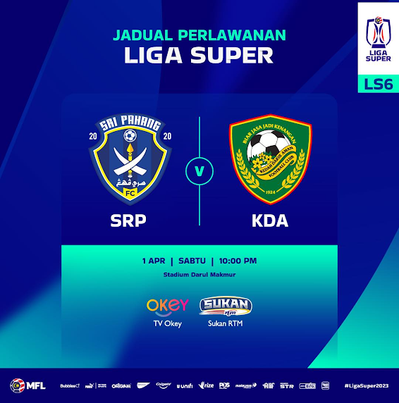 Live Streaming Sri Pahang vs Kedah 1.4.2023