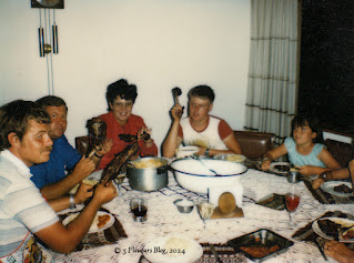 Family Dinner, Sunridge Park, Port Elizabeth, ca. 1980