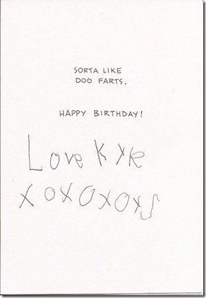 bday card