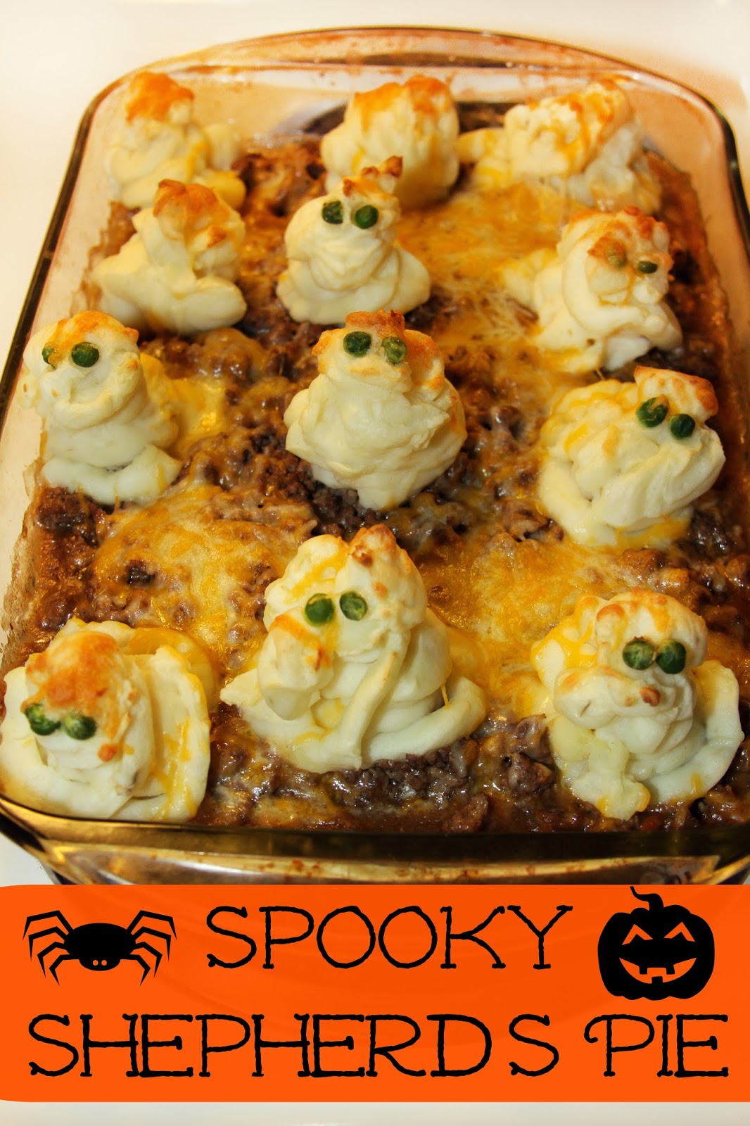 For the Love of Food Halloween  Spooky  Shepherds Pie 
