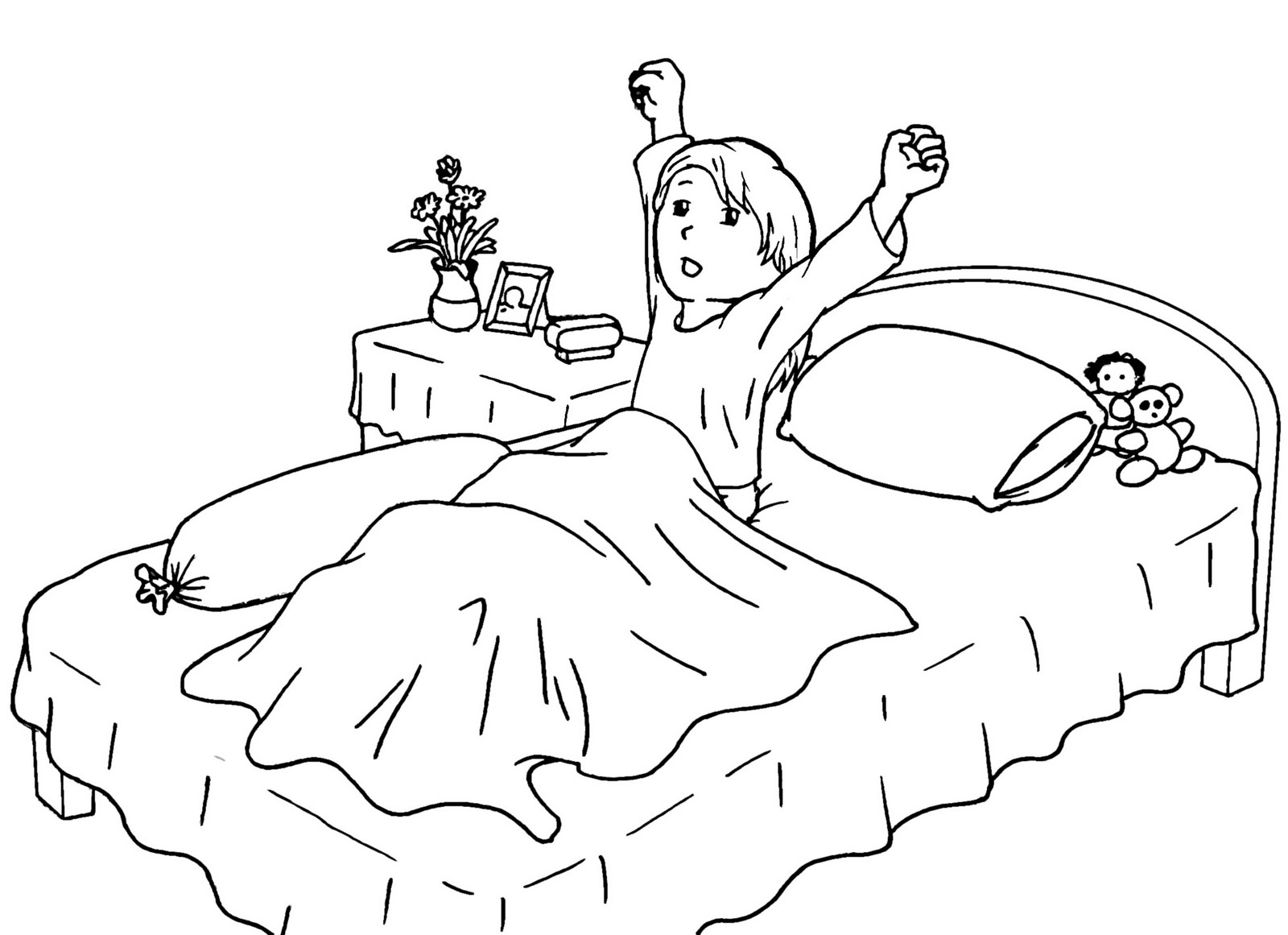 Gambar Kartun Bangunin Orang Tidur Bestkartun