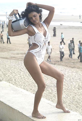 Sherlyn Chopra AT the Beach In Bikini looking hot & Sexy 2