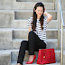 Red heels  | Outfits With Red Shoes | Business casual, Dress shirt, High-heeled shoe