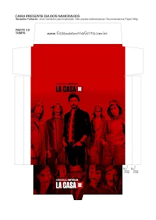 Money Heist: Free Printable Boxes. 