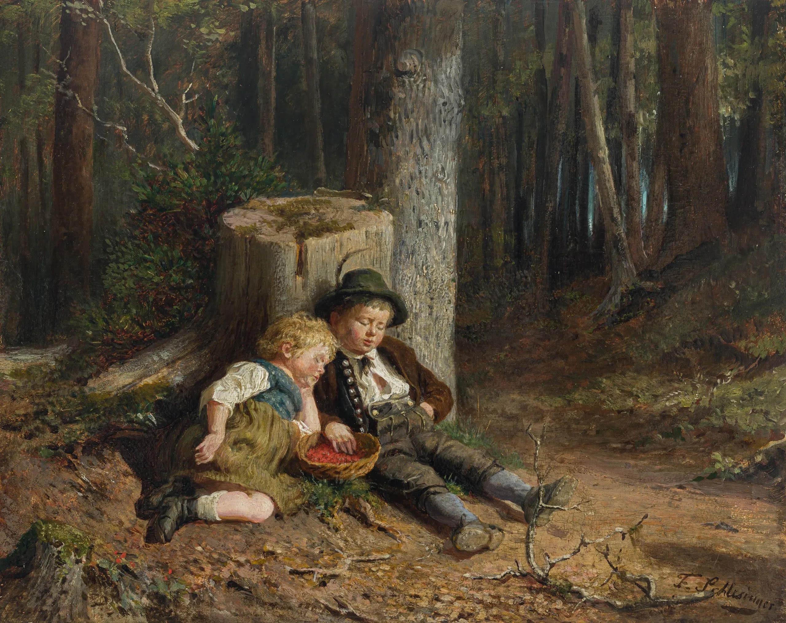 Paintings by Felix Schlesinger (1833-1910) | A German Genre Painter