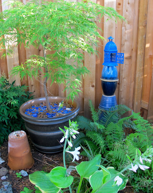 shade garden ideas, garden art