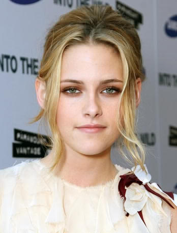 kristen stewart hair updo. kristen bell hairstyle updos.