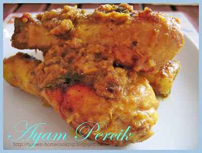 My home cooking blog: Ayam percik resepi II