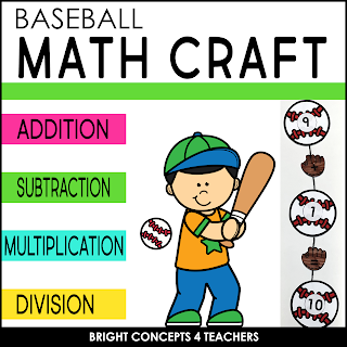 Baseball Math Craft