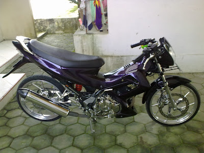 satria fu 150 modifikasi warna cerah