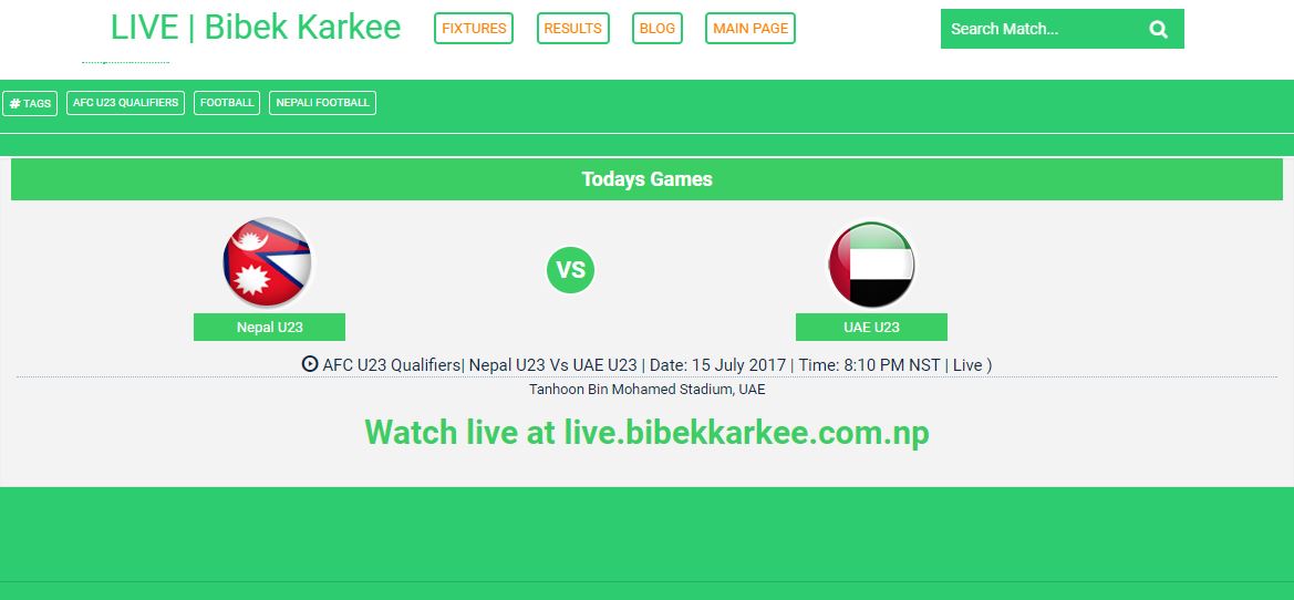 Preview | Nepal U23 Vs UAE U23 | AFC U23 Qualifiers 2018