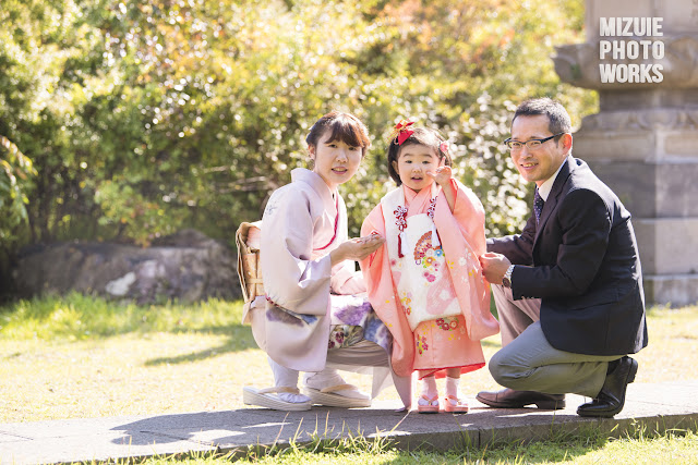 長野市善光寺七五三ロケーション撮影