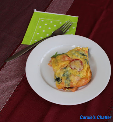 Carole's Chatter: Silverbeet, salmon & cheese frittata revisited