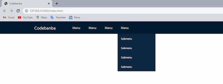 Cara Membuat Menu Dropdown di HTML dan CSS