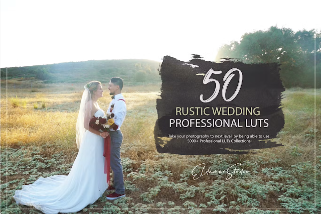 50 Rustic Wedding LUTs Pack
