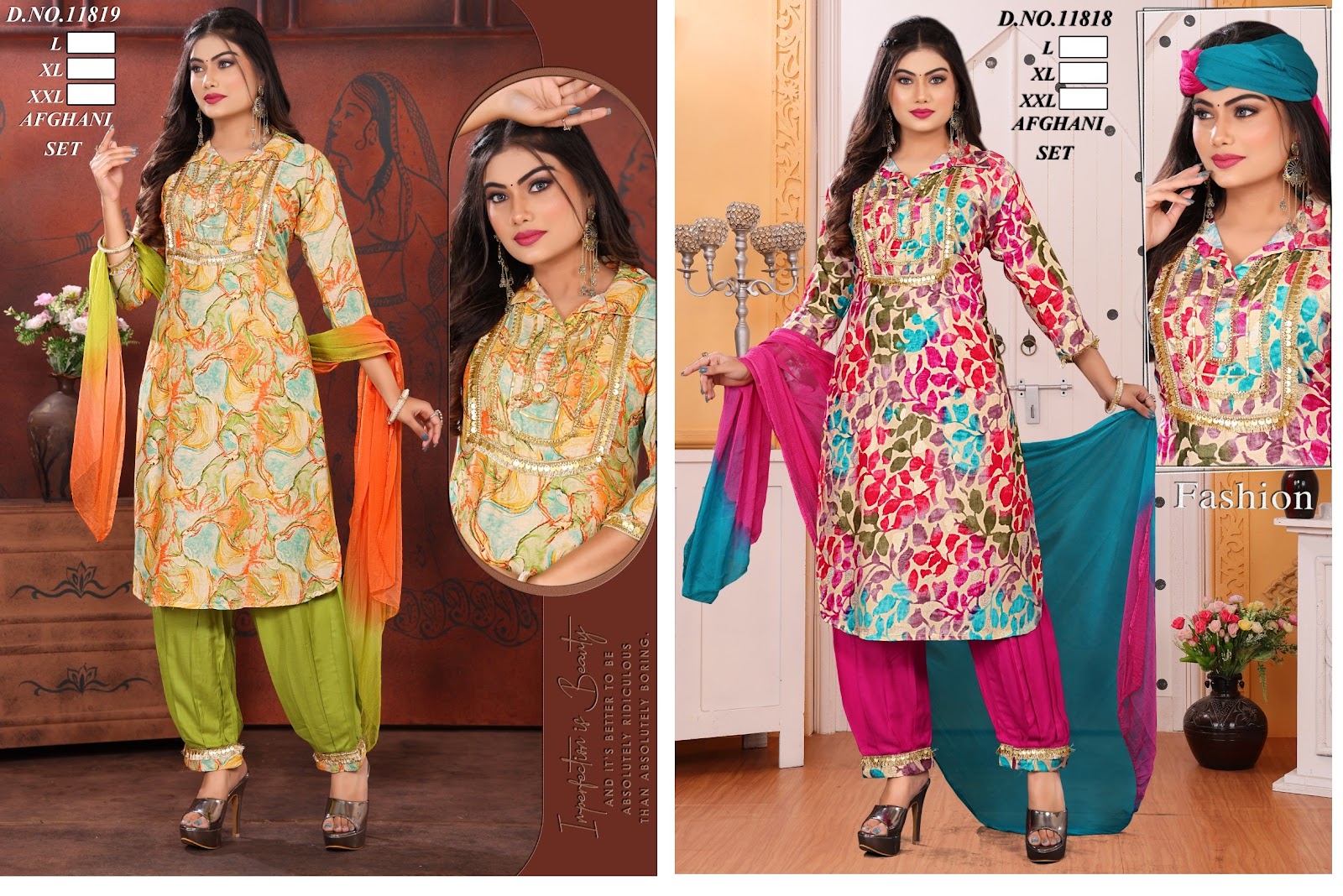 afghani suit set for festive gathering indian readymade kurtie with pant  and duppta set pure cotton readymade suit set for summers in affordable  price