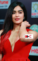 Adah Sharma in Red Deep Neck Spicy Gown ~  Exclusive 07.jpg