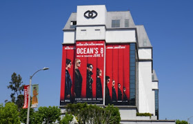 Oceans 8 movie billboard