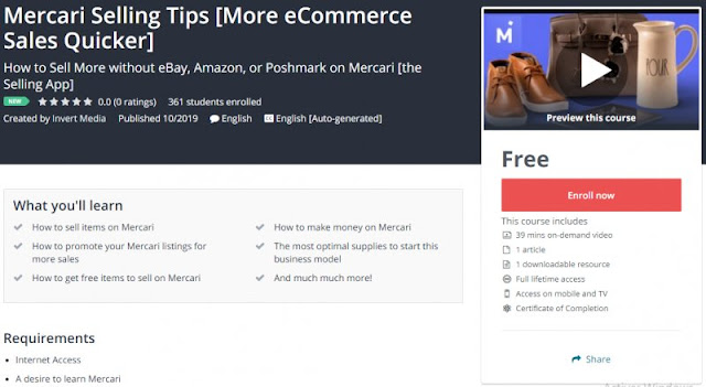 [100% Free] Mercari Selling Tips [More eCommerce Sales Quicker]