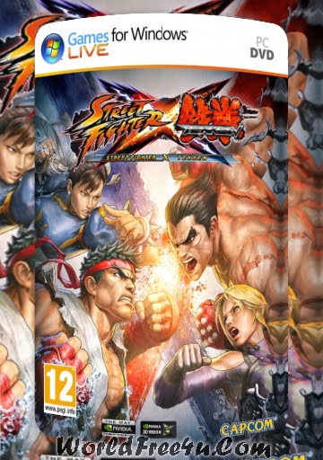 Cover Of Street Fighter X Tekken Full Latest Version PC Game Free Download Mediafire Links At worldfree4u.com