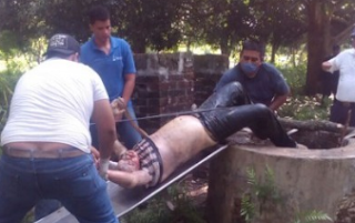 Hallan a presunto ejecutado en un "pozo" en Tierra Blanca Veracruz