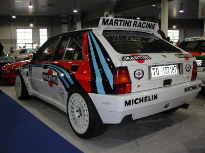 con la Delta Evoluzione la collaborazione tra Lancia e Martini Racing