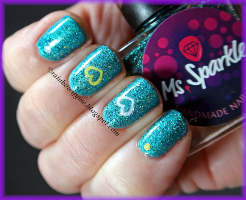 Ms Sparkle: Manhattan Mermaids over Golden Rose Matte #15