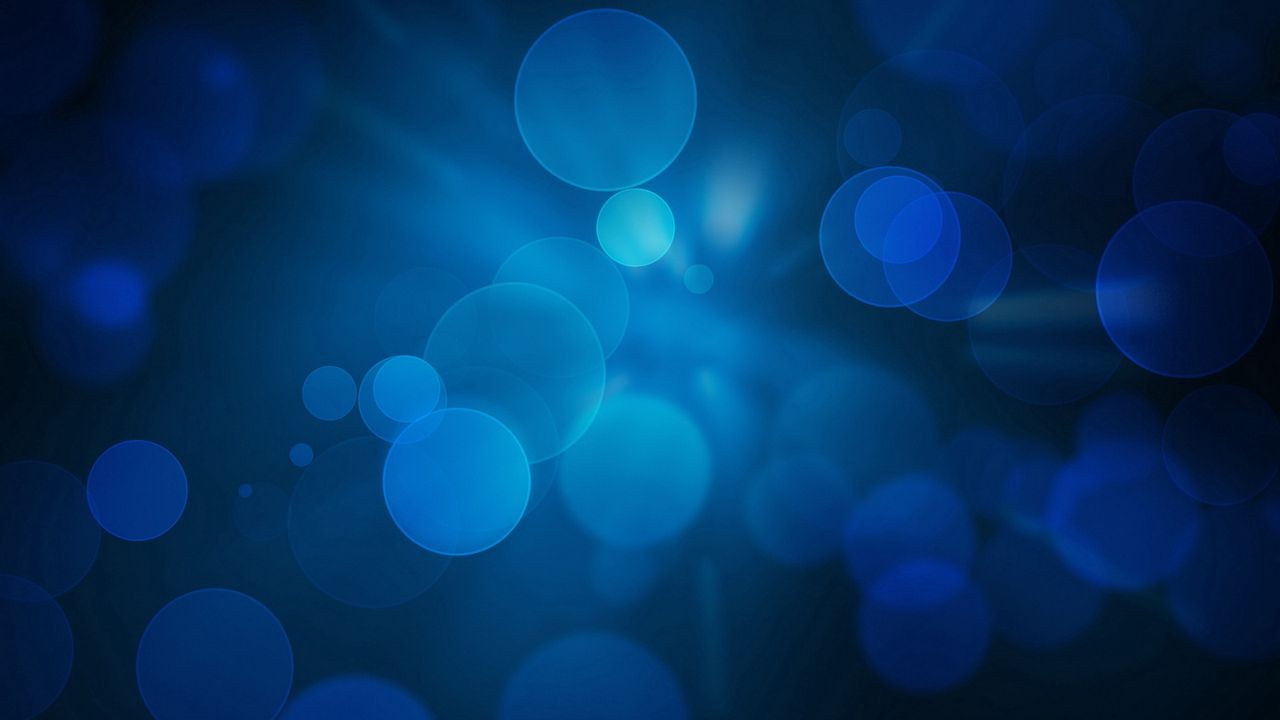 Wallpaper Background Drops Light Circles Blue