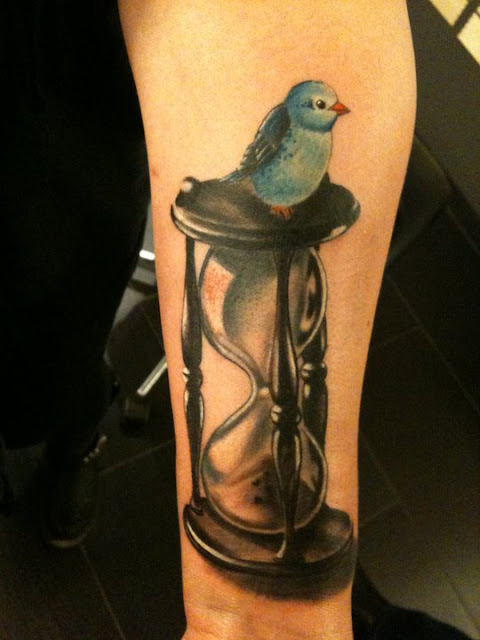 Hourglass Tattoos for Girls