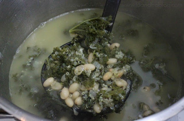 kale, quinoa and bean soup recipe