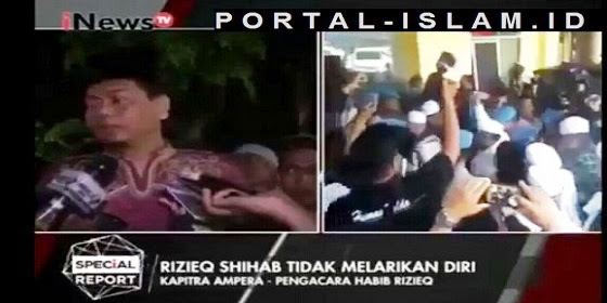 Kapitra: MENGEJUTKAN !! TERBONGKAR Ada ORDERAN AGAR HABIB RIZIEQ Jadi TERSANGKA 