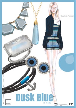 Pantone 2013 Spring Colors in Dusk Blue