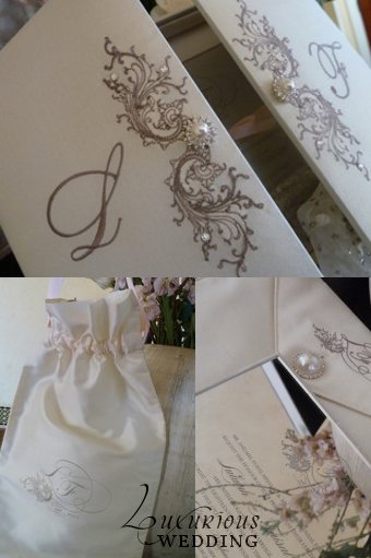 ivory and champagne wedding invitations