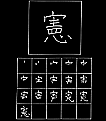 kanji constitution