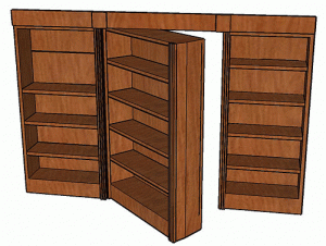 swinging bookcase door