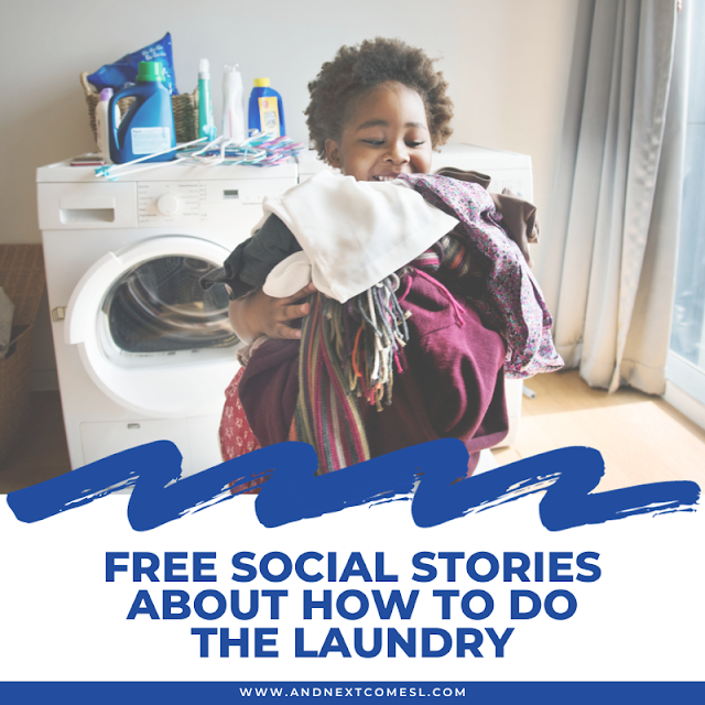 Free social stories about doing the laundry