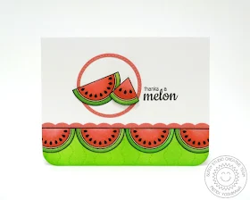 Sunny Studio Stamps: Fresh & Fruity Watermelon Card by Mendi Yoshikawa