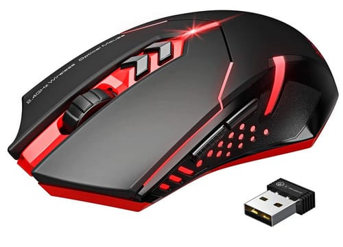 Vic Tech FL PC066 Red Wireless Gaming Mouse